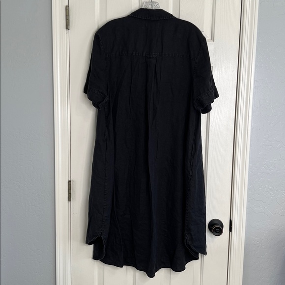 Everlane THE DAYTRIPPER DRESS IN LINEN black size large - Picture 4 of 12